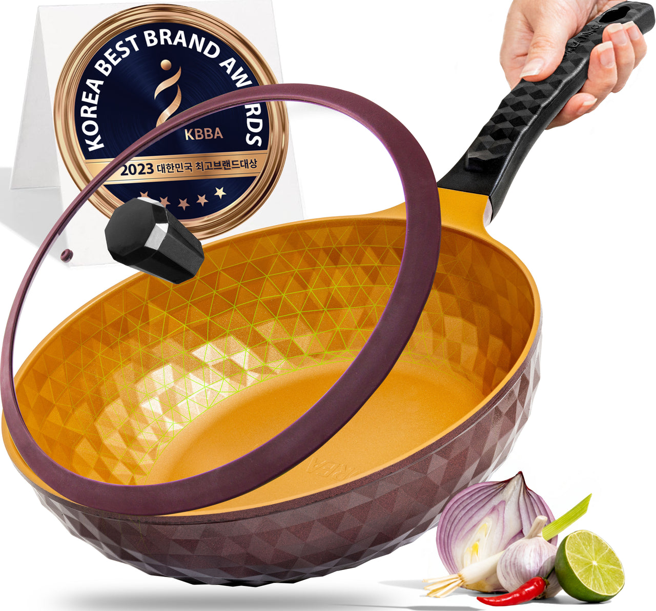 Diamond X ™ 11" Frying Wok Pan Hybrid