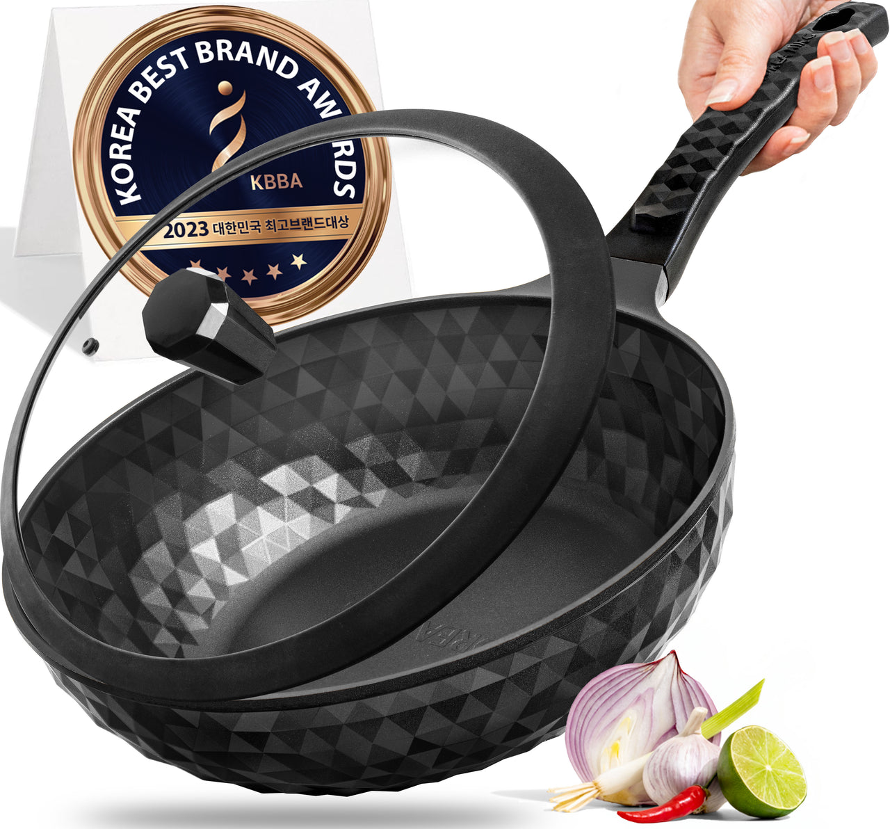 Diamond X ™ 11" Frying Wok Pan Hybrid