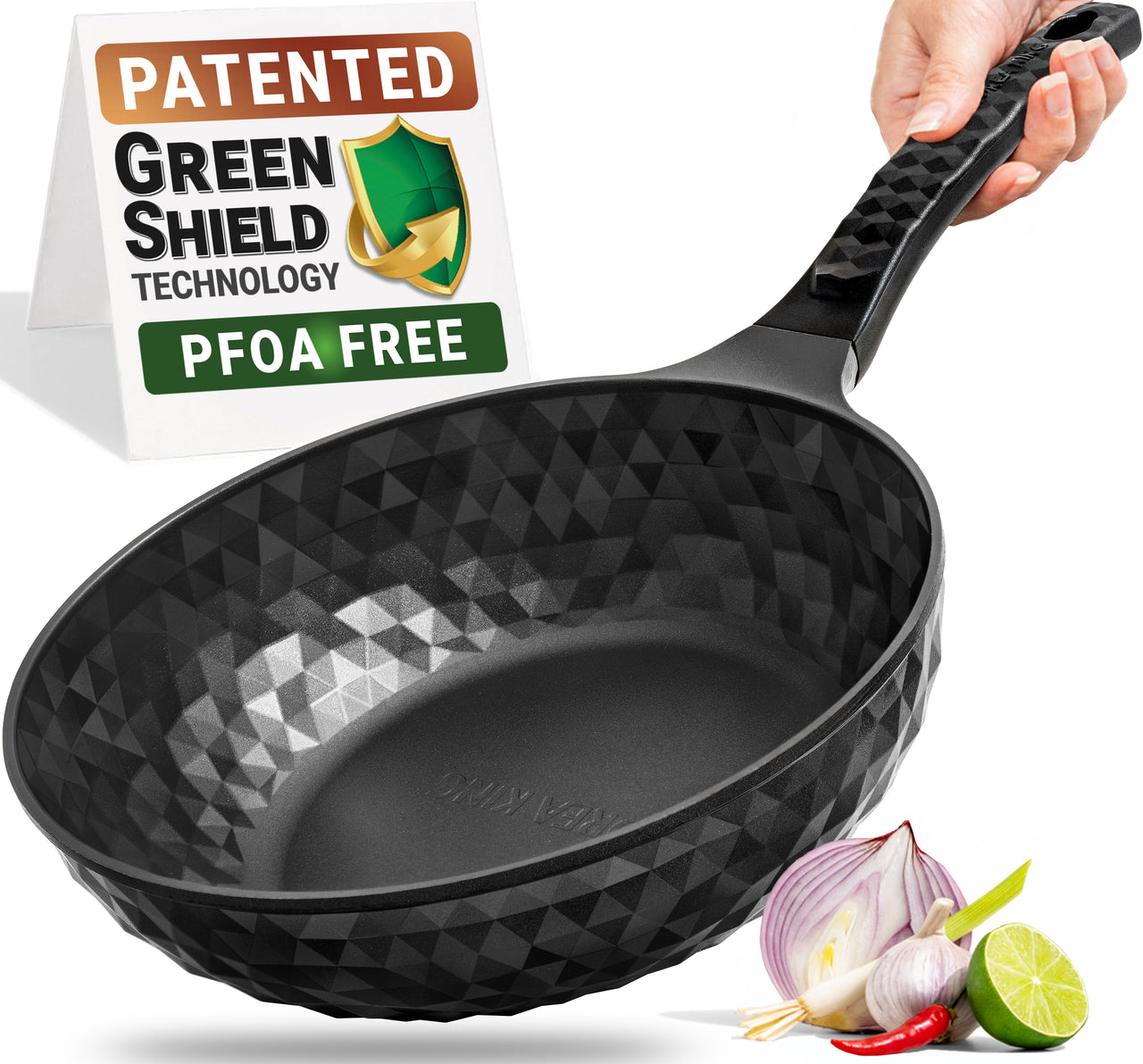 Diamond X ™ 11" Frying Wok Pan Hybrid